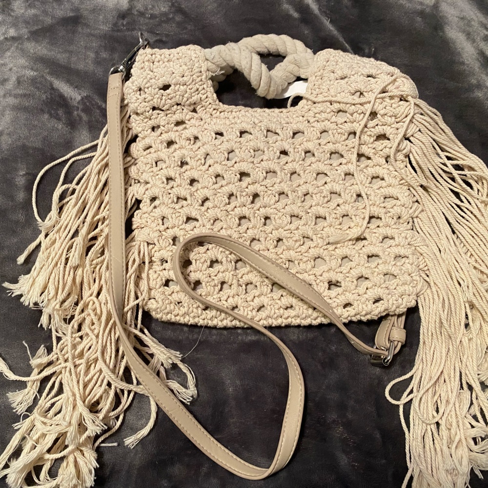Who What Where Fringe Crossbody